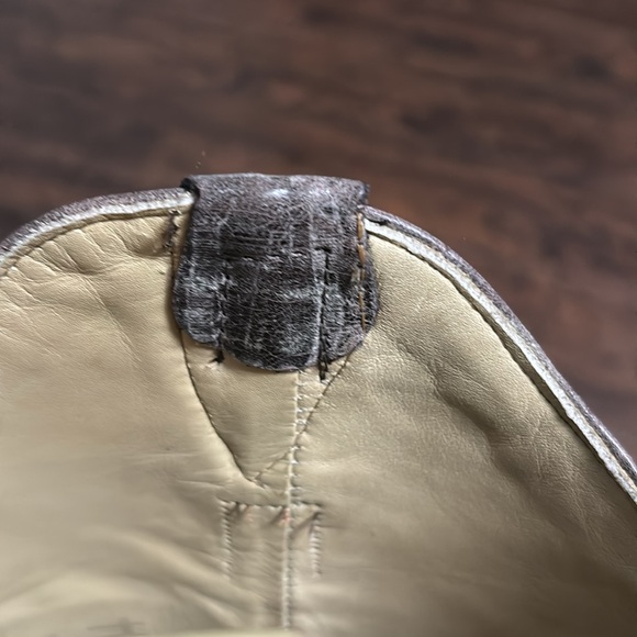 Corral distressed brown embroidered boots 👢 snip toe - Picture 12 of 14